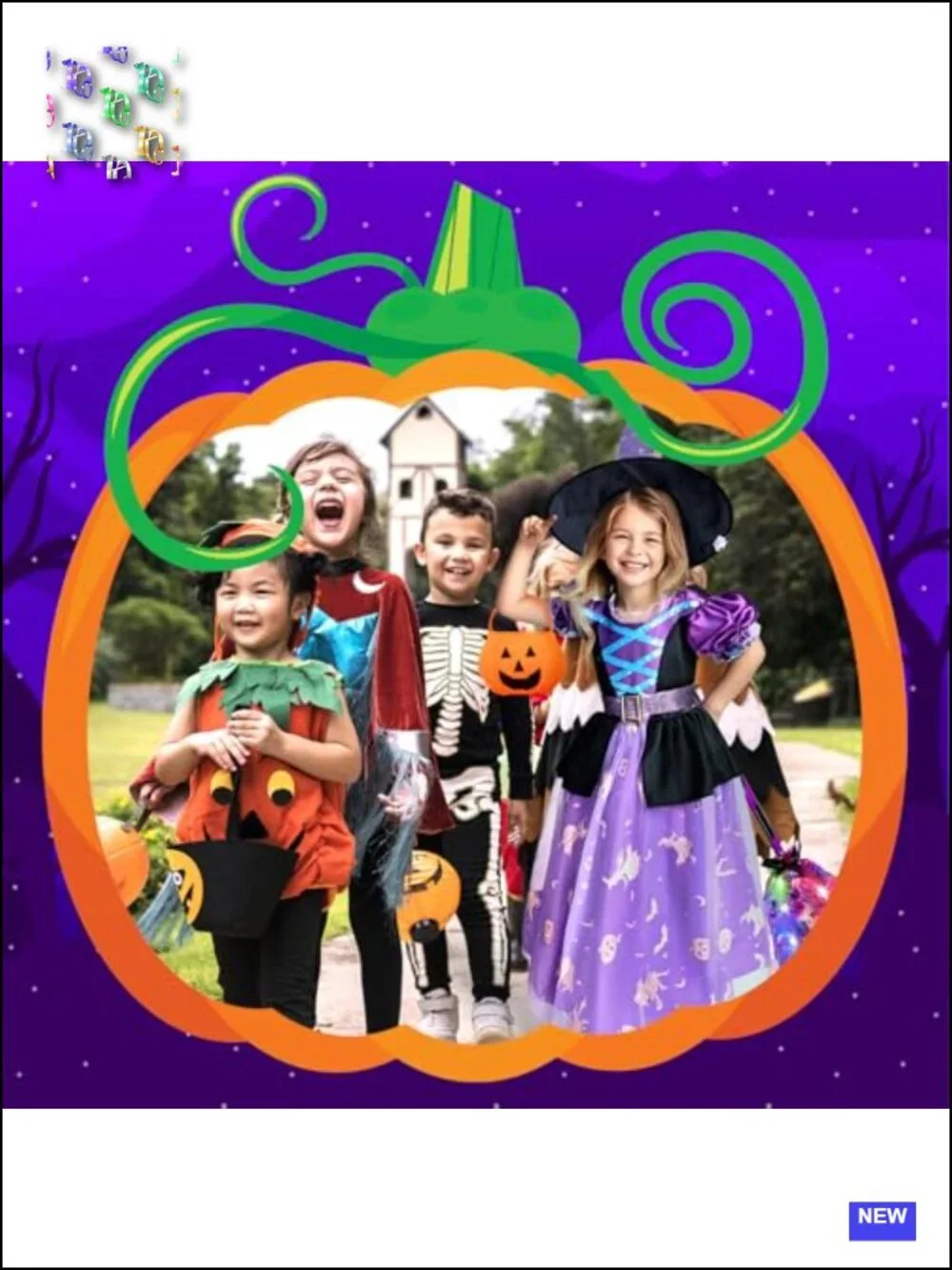 Girls Light Up Witch Costume Halloween Dress with Cape Hat Broom